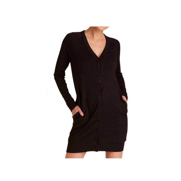 ALALA large black cardigan dress NWT $166 retail currently online - Picture 1 of 11
